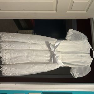 Little girls white dress